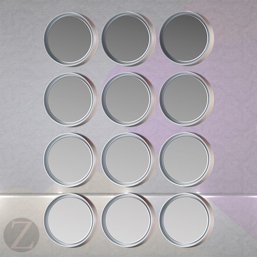 Зеркальное панно Ring Nimbus II 1000*1200mm