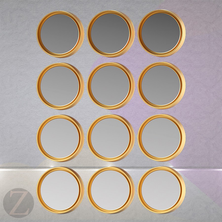 Зеркальное панно Ring Nimbus II 1000*1200mm