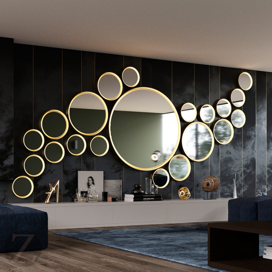 Зеркальное панно Ring Nimbus 2000*4000mm